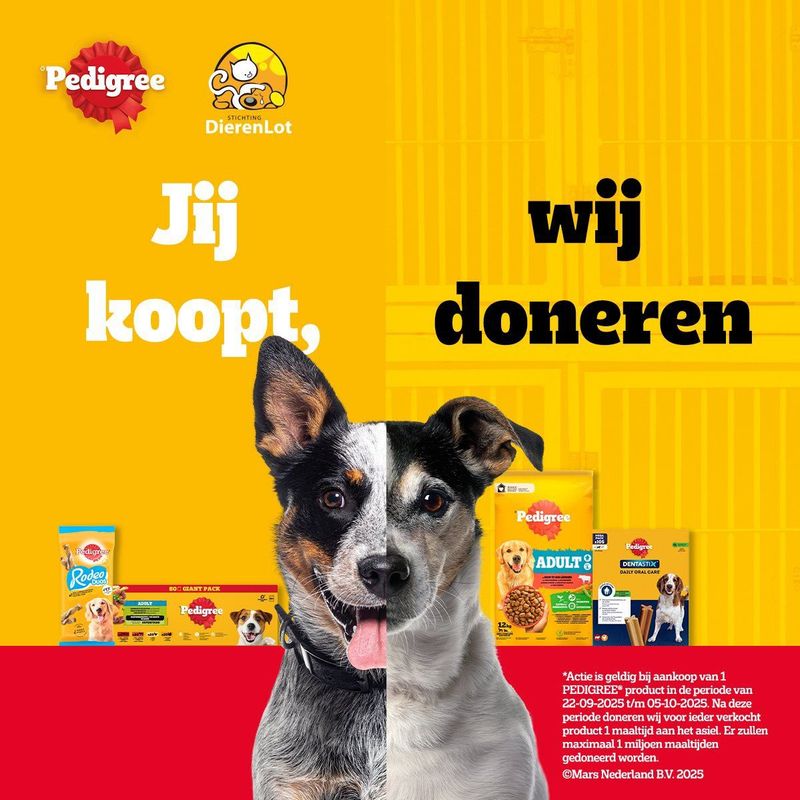 Pedigree - Adult in Saus Mix Selection - Maaltijdzakjes - Multipack 80 x 100 gr