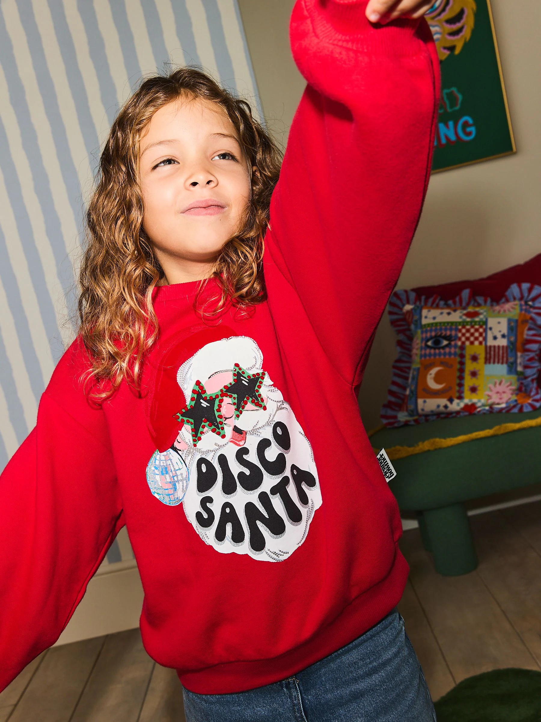 Eleanor Bowmer Disco Santa Sweatshirt