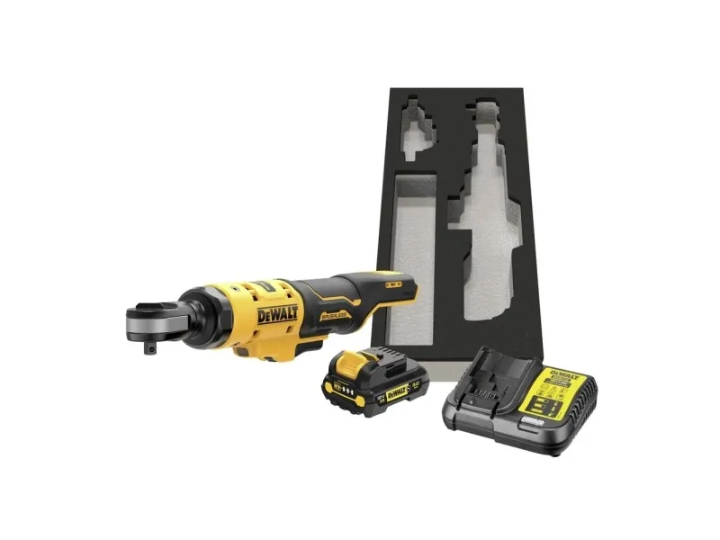 DeWALT DCF503L1G-QW, Momentnøgle, Børstefri, Sort, Gul, 3/8