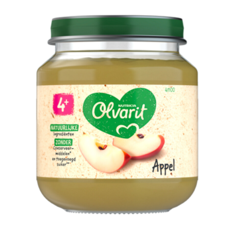 6x Olvarit 1e Fruithapje 4m Appel125 gr