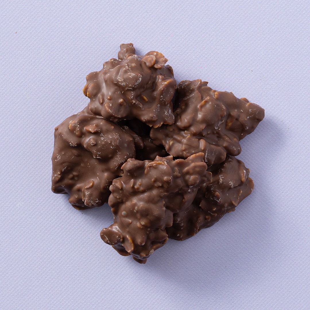 Ambachtelijke chocolade cornflakes rotsjes melk