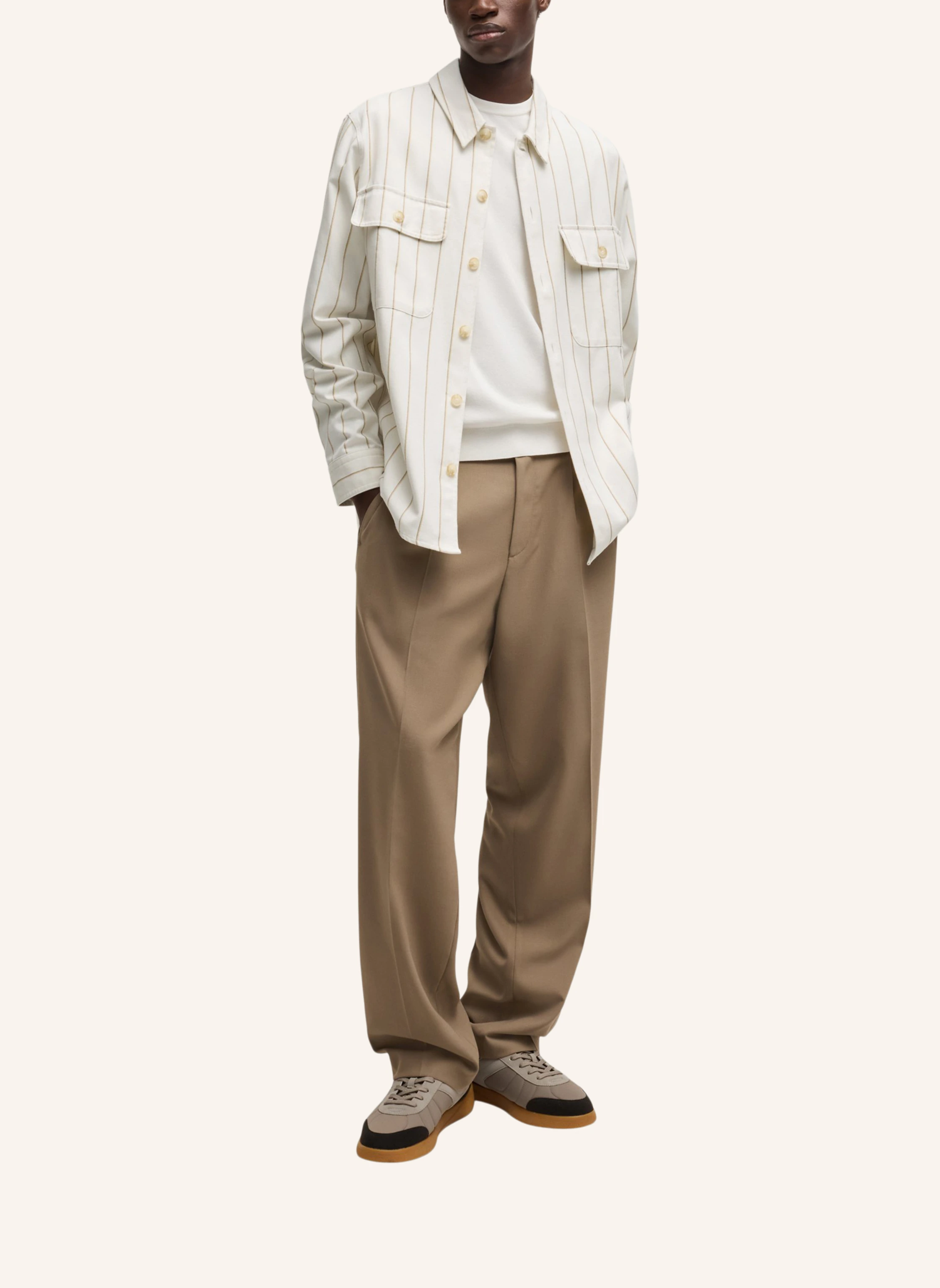 HUGO Casual Hemd ERNIUS Oversize Fit