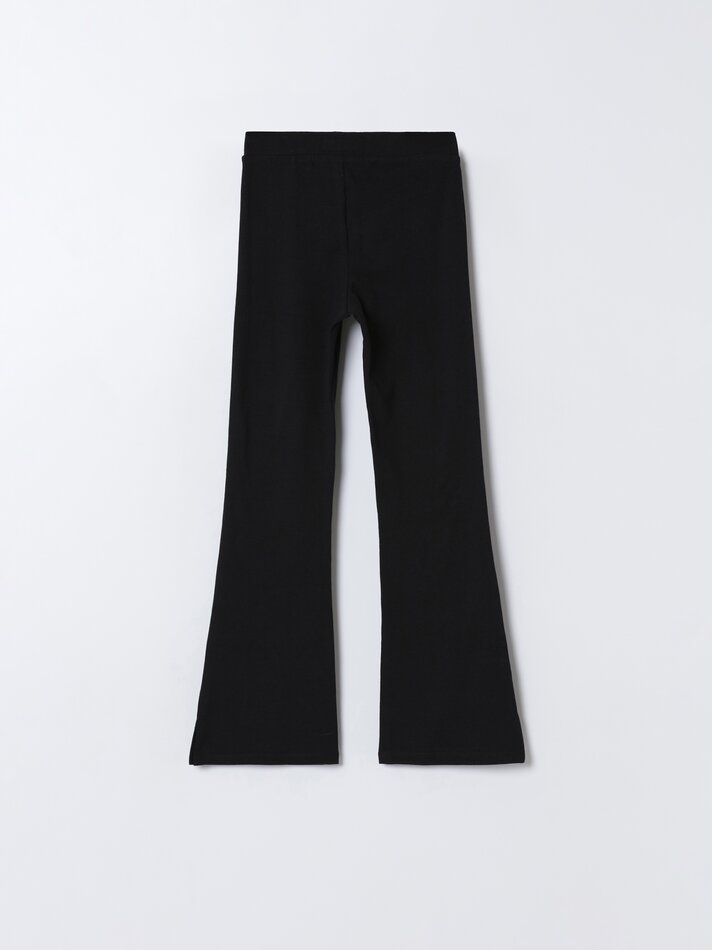 Calça legging básica flare - Preta