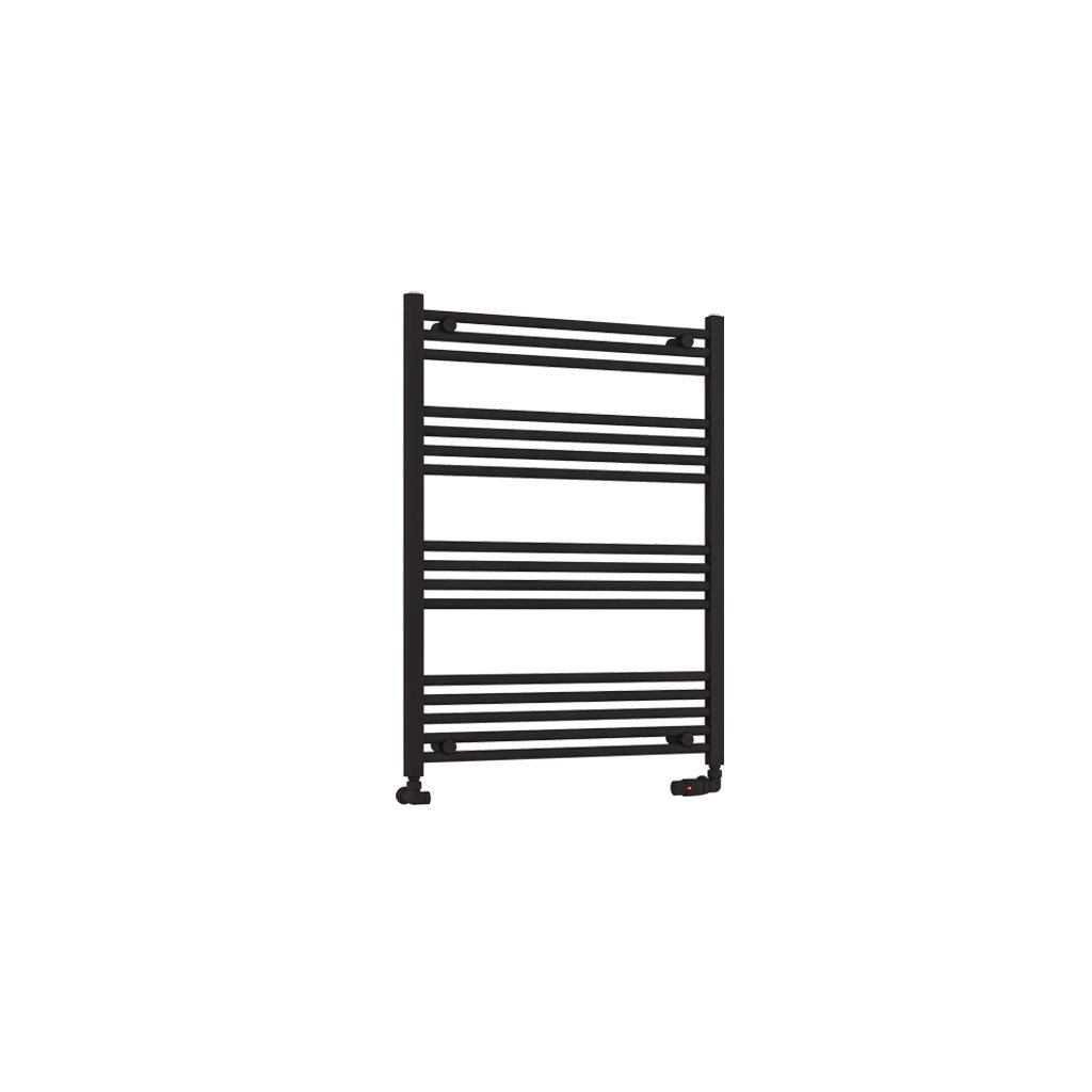 Eastbrook Wendover handdoekradiator 75x100cm 643W zwart mat