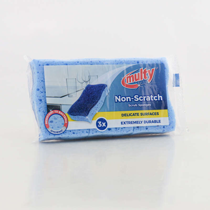 Lot de 3 éponges surfaces délicates