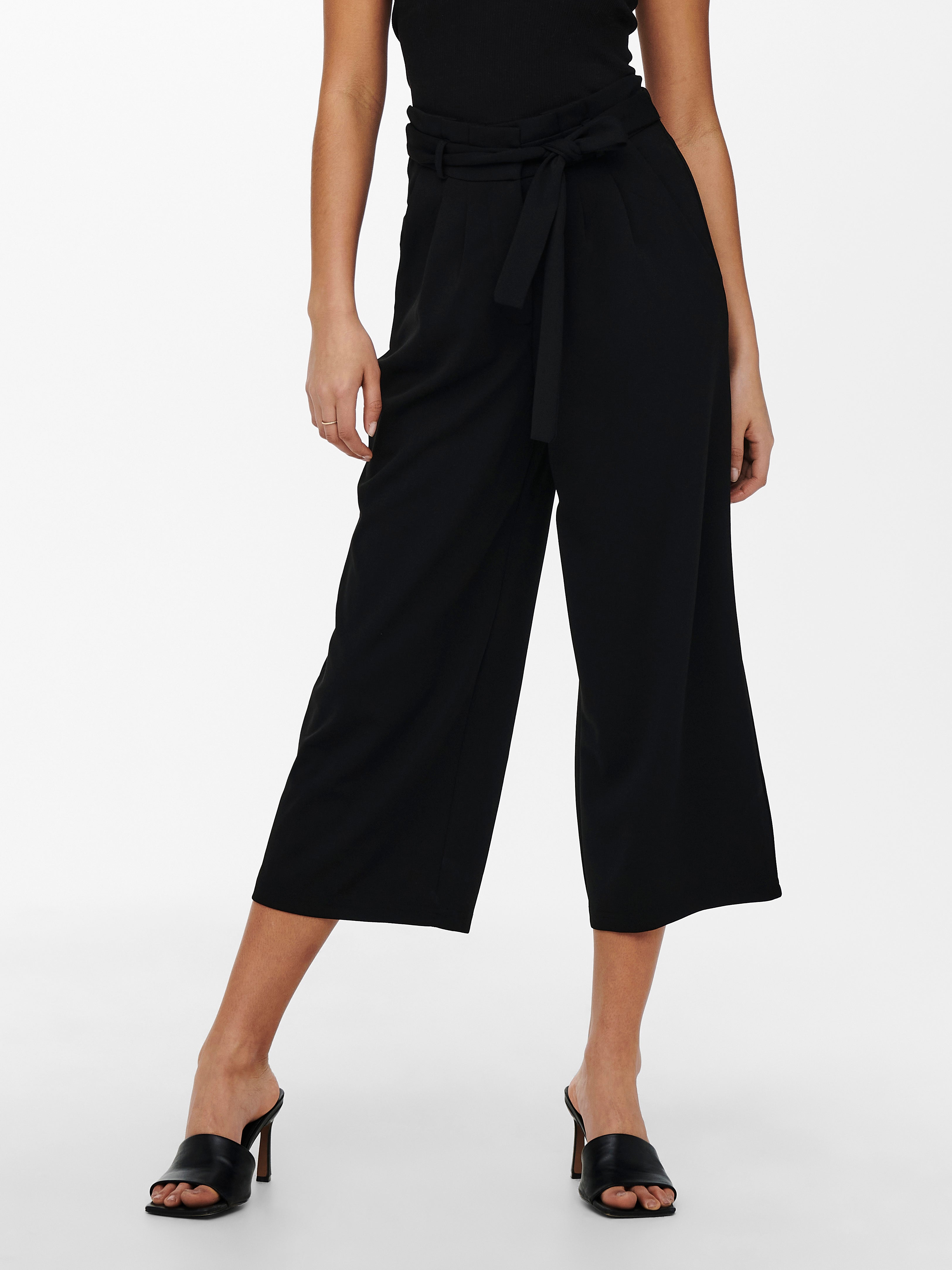JDYTANJA Weiter Beinschnitt Culotte Black