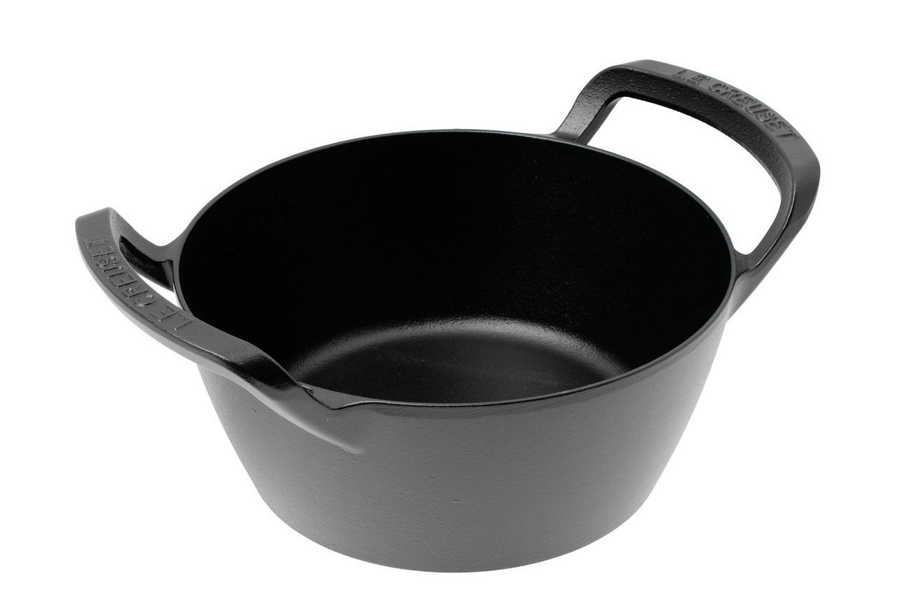 Le Creuset BBQ Outdoor Collection 21274250000005 Cast Iron Stewing Pan, braadpan, 25 cm, 4L