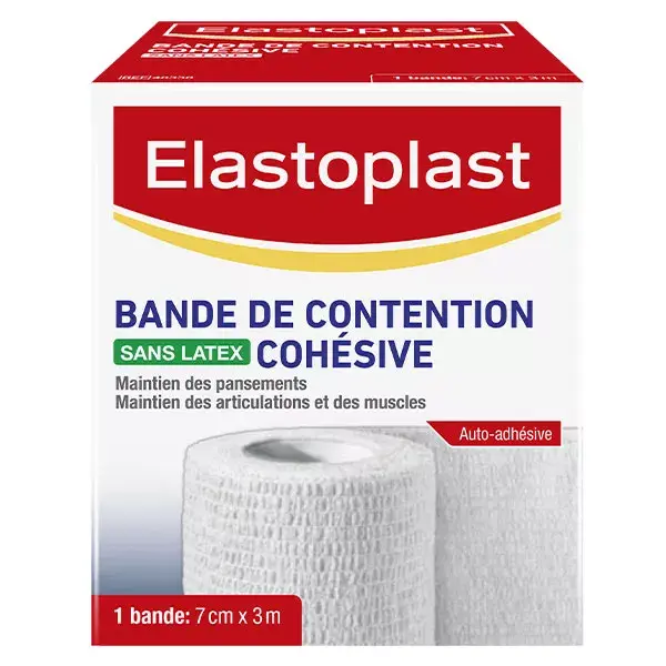 Bandagem de compressão coesiva Elastoplast Sport 7cm x 3m branca