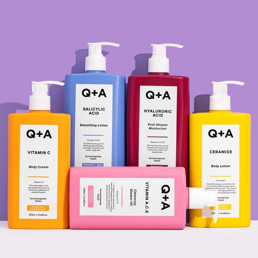 Q+A Hyaluronic Acid Post-Shower Moisturiser 250ml