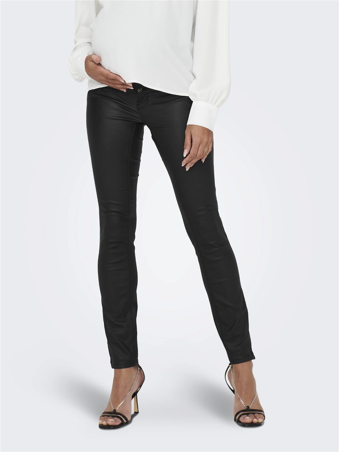 OLMKENDELL Mittlere Taille Skinny Fit Jeans Black