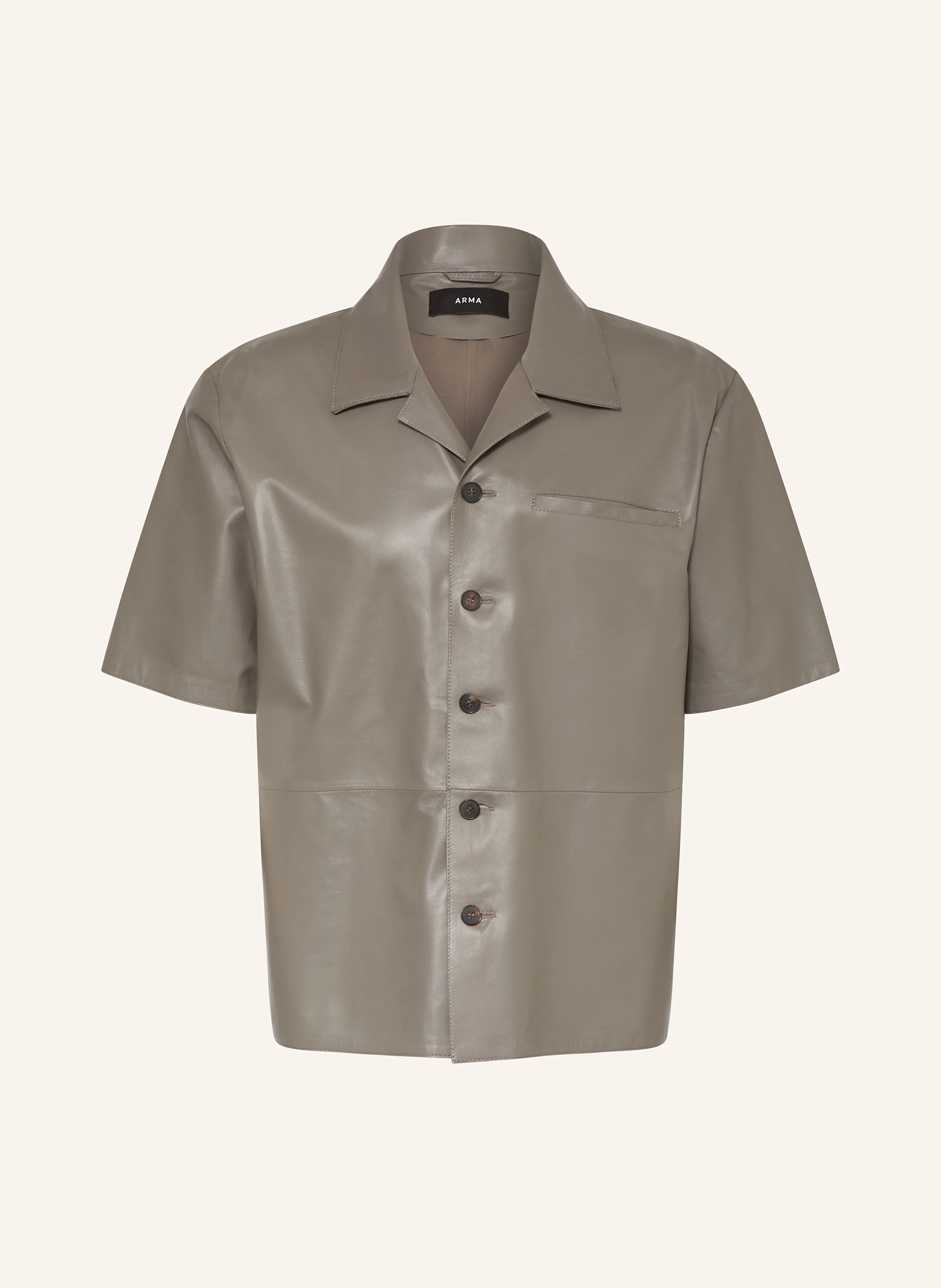 ARMA Resorthemd CAVE Comfort Fit aus Leder