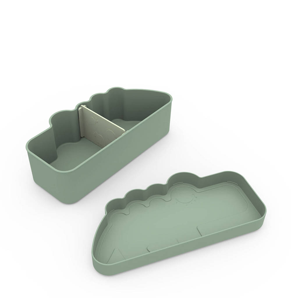 Lunch box Croco Green