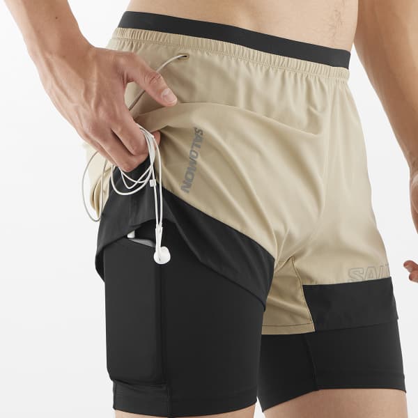 Short trail SALOMON CROSS 2IN1 SHORTS M