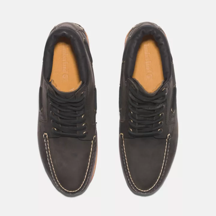 Bota Timberland Authentic Chukka de 7 ilhós para homem, na cor cinza.