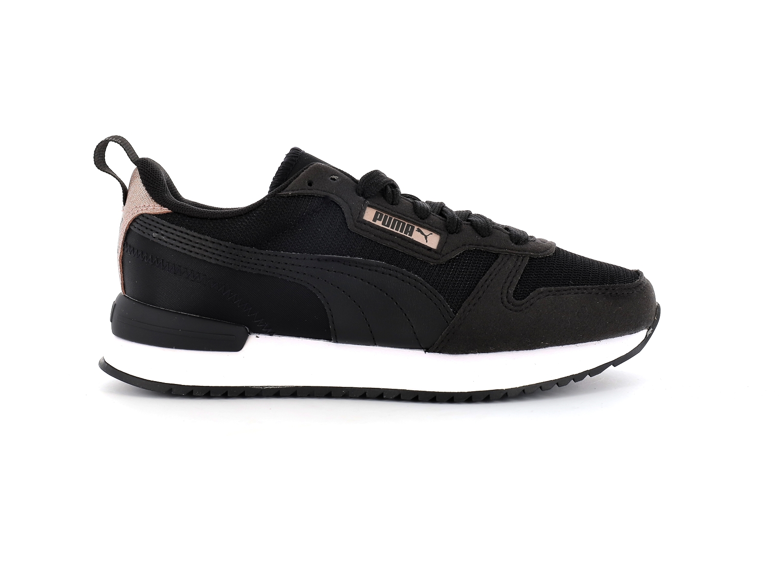 Puma-383931 Matières combinées Noir Rose