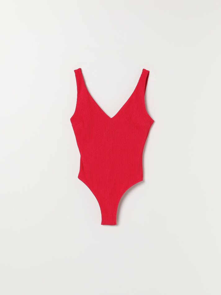 Maiô texturizado - Vermelho