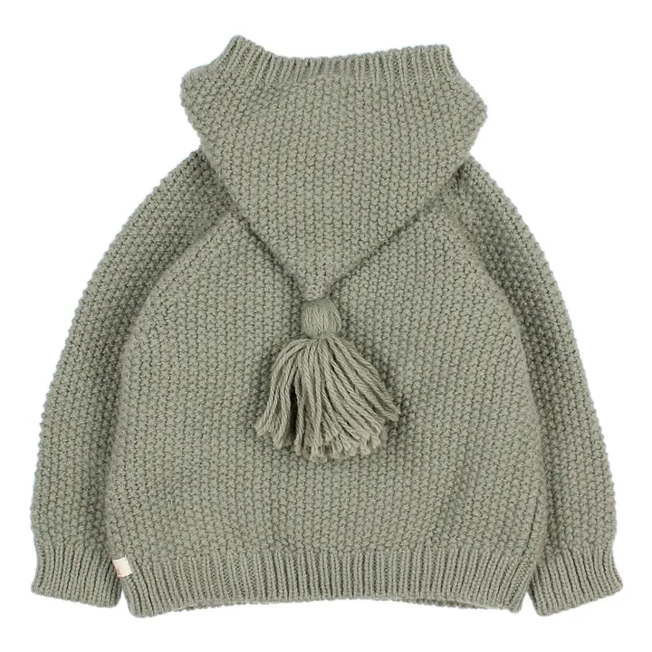Búho Cardigan à Capuche | Sauge
