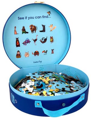 Barbo Toys  Vårt Store Puslespill Verden 200 Brikker