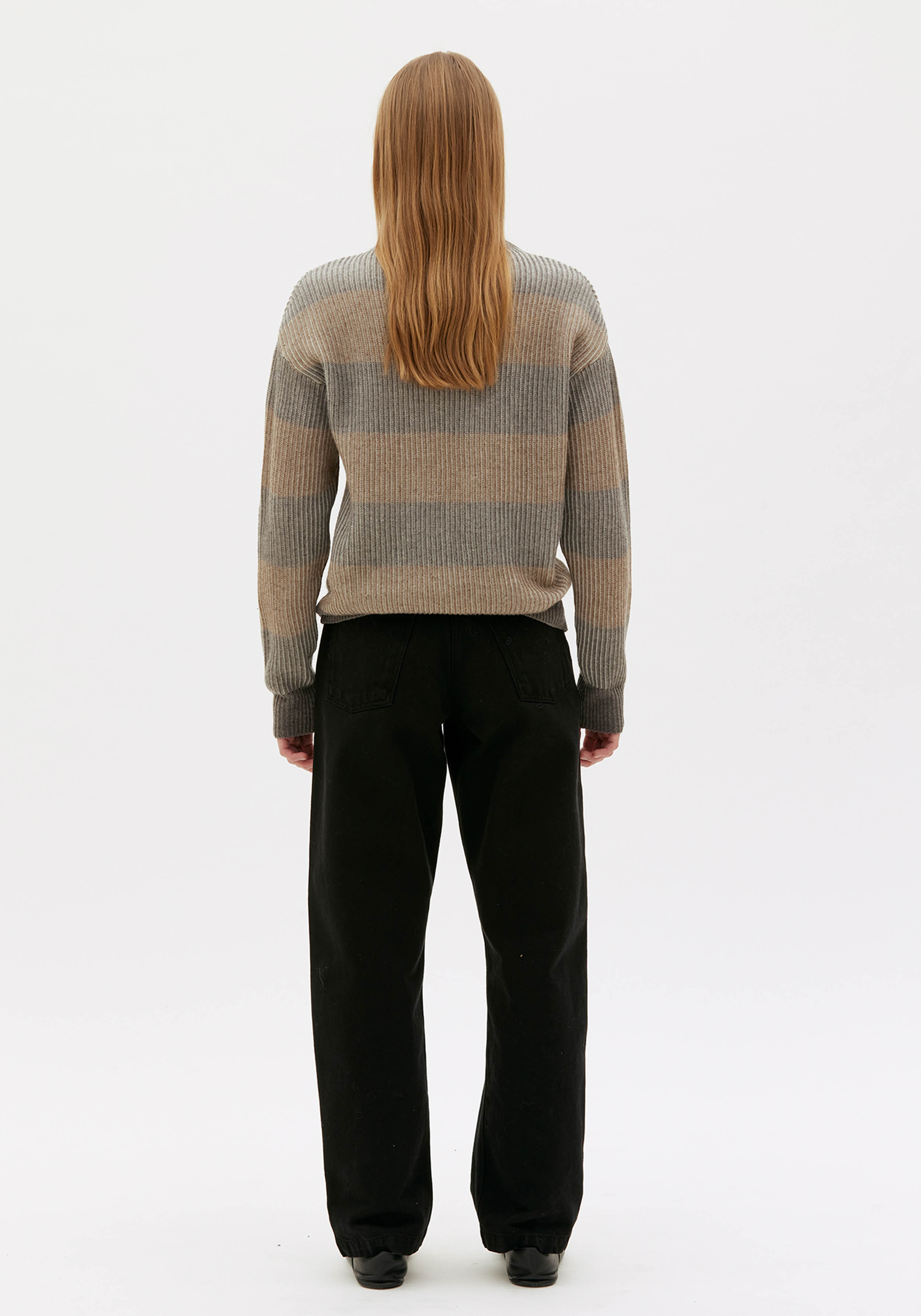 Maska Strickpullover Mitzi Oat Beige Multicolour