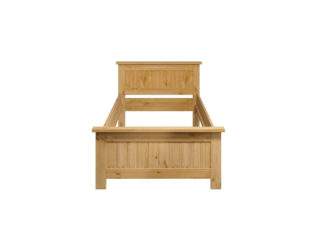 Home affaire Massivholzbett »Juventus, Bett, Massivholzbett, Holzbett, Bettrahmen« Breite/Belastbarkeit 140cm/180 KG,  Breite 90 cm, aus massiver Kiefer, FSC®-zertifiziert