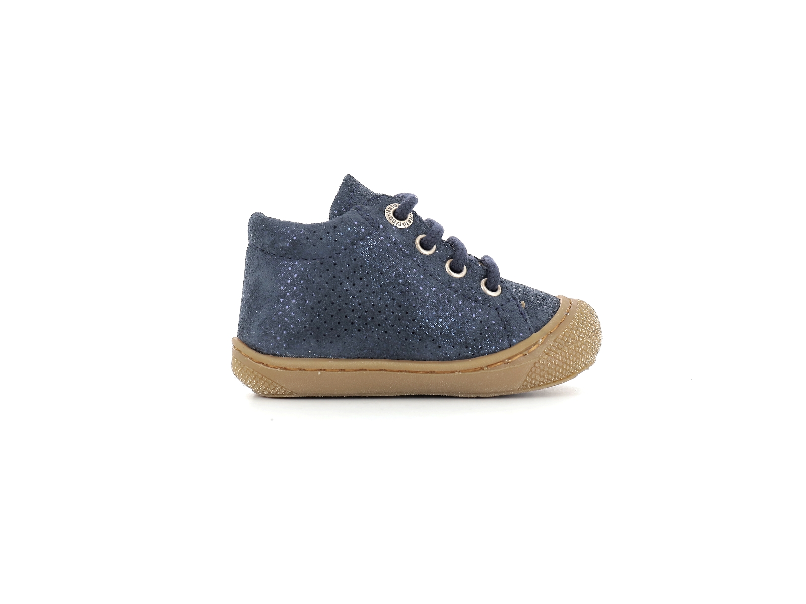 Naturino-COCOON SUEDE GIRL Glitter Marine