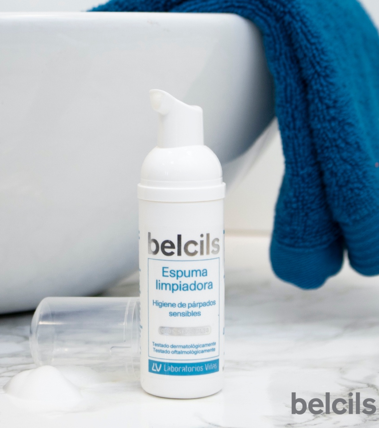 Belcils - Espuma de Limpeza de Pálpebras - Olhos Sensíveis