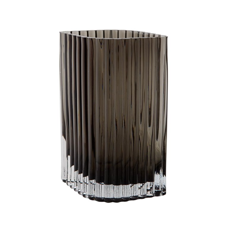 AYTM Folium vaas small zwart