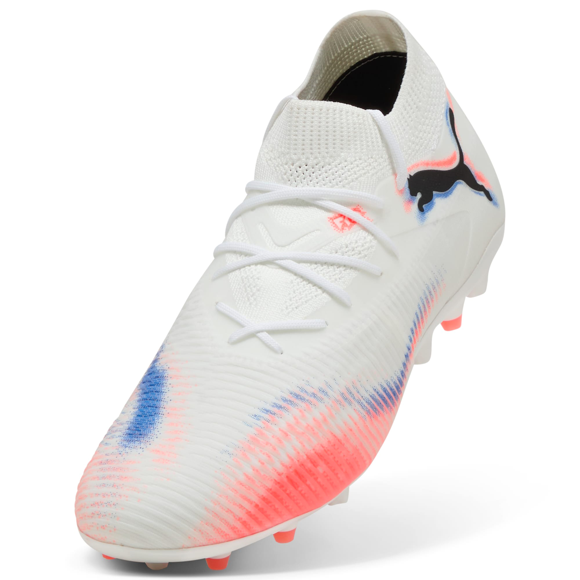 Future 8 Match MG Unisex PUMA White/PUMA Black/Glowing Red