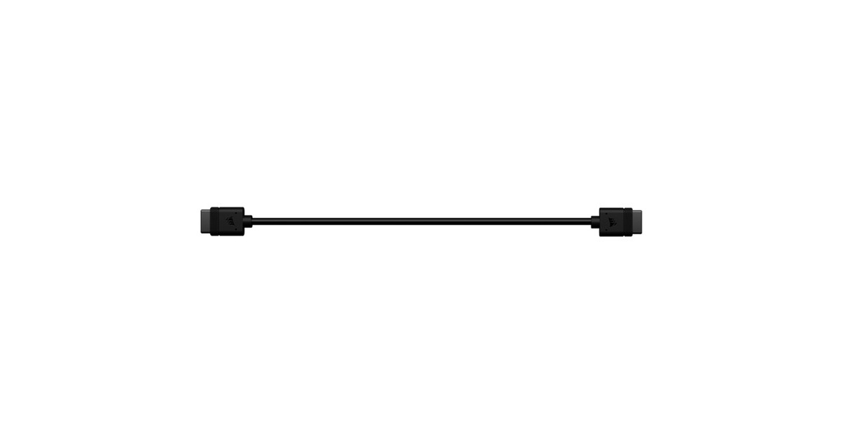 CorsairiCUE LINK kabel  (Zwart, 0,2 meter, 2 stuks)