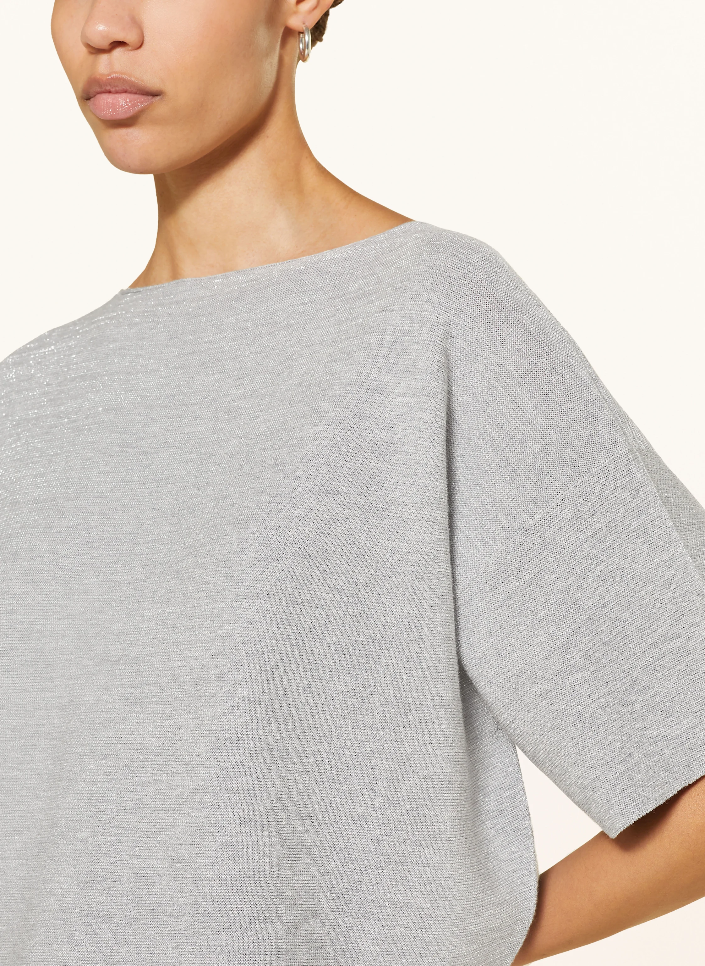 FABIANA FILIPPI Strickshirt mit Glitzergarn