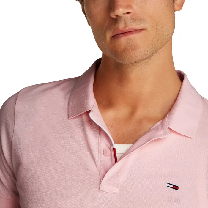 Tommy Hilfiger Slim Placket Flag Polo Heren