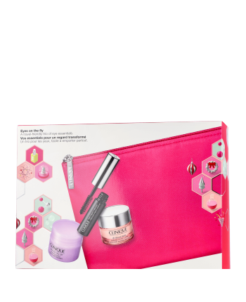 Clinique All about Eyes Set mit Eye Cream, Cleansing Balm & Mini Mascara 15ml-15ml-3,5ml