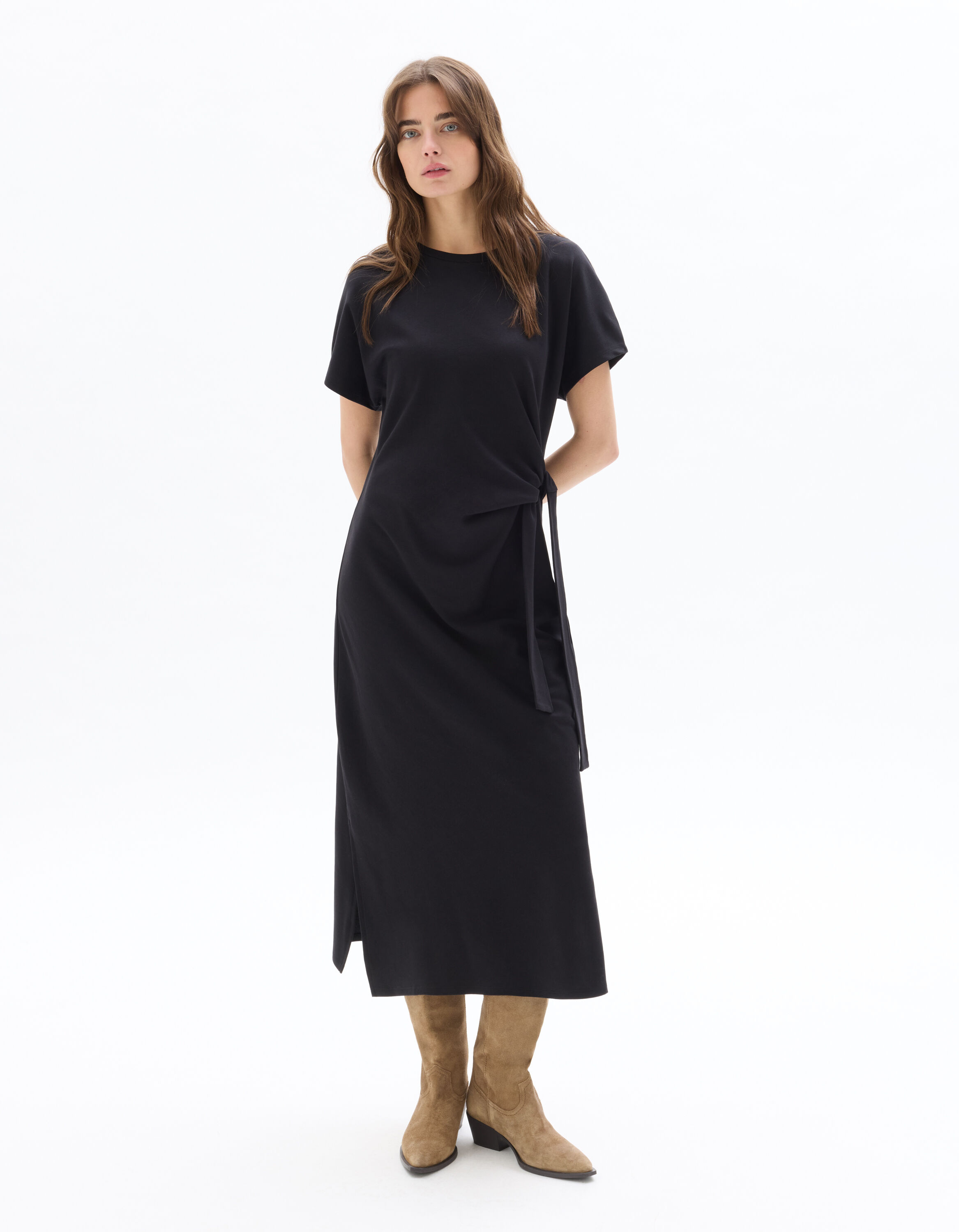 Robe t-shirt - noir