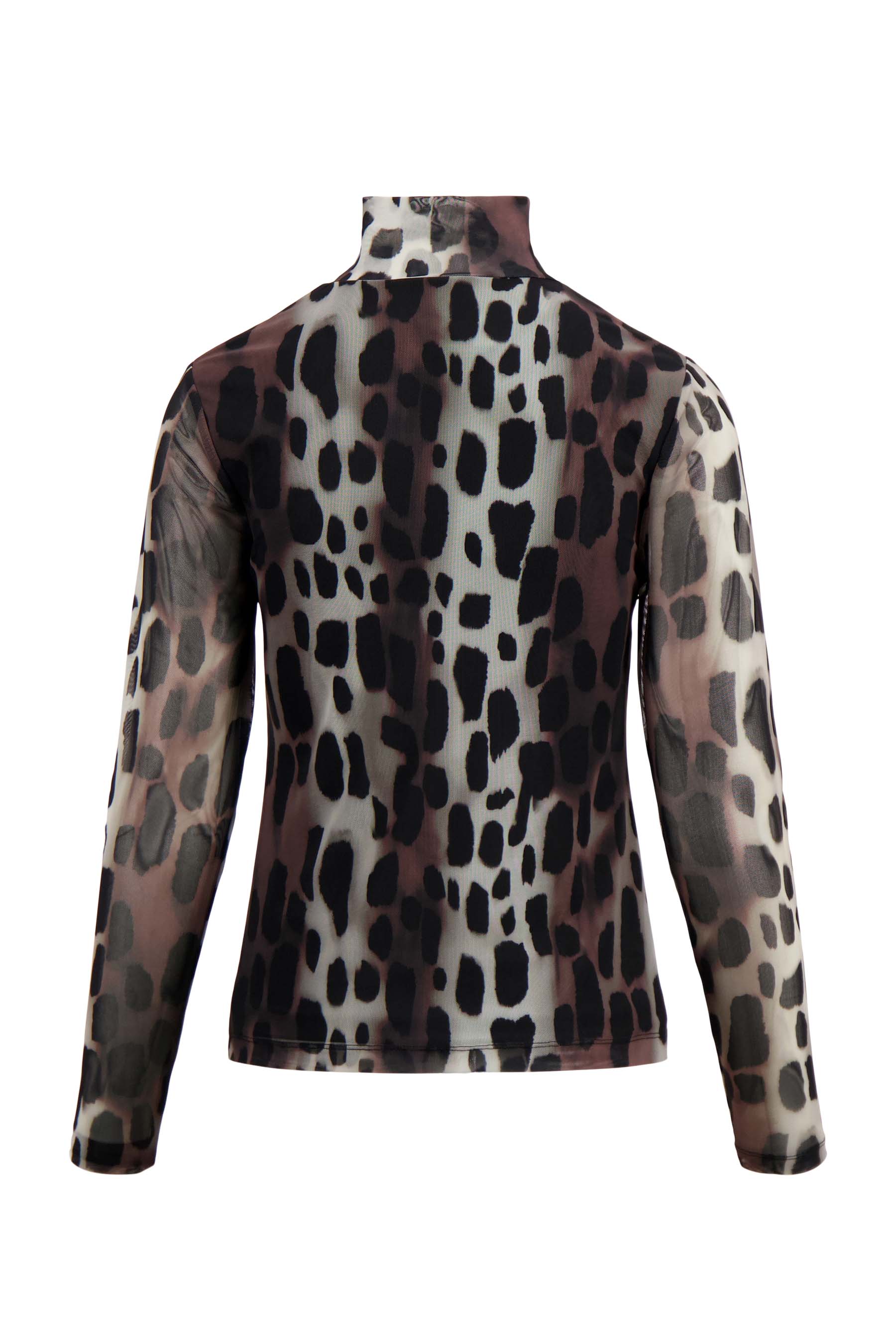 mesh top  met giraf print