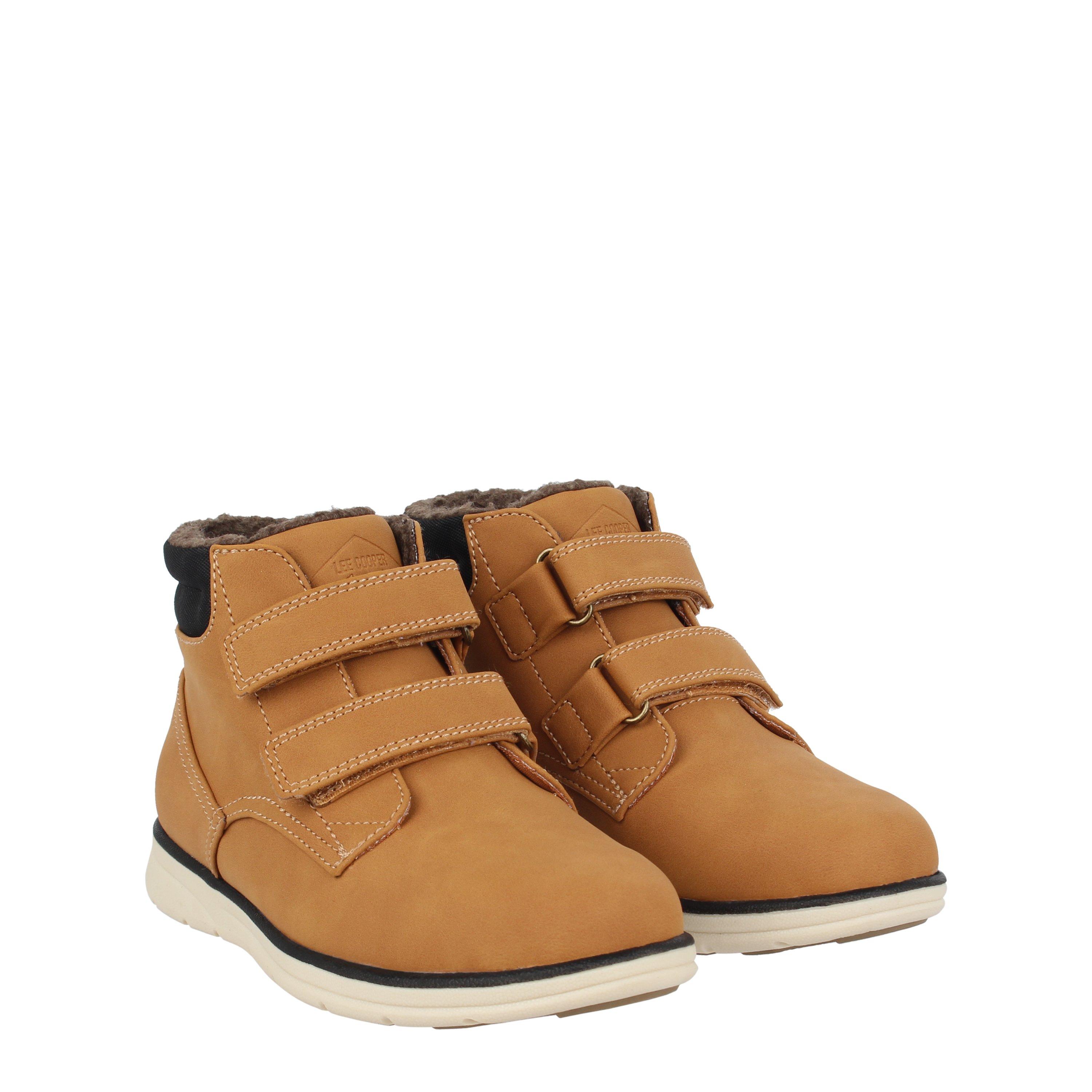 Lee Cooper LeeC 2 Strap Hi Top Hiker Boots Childrens