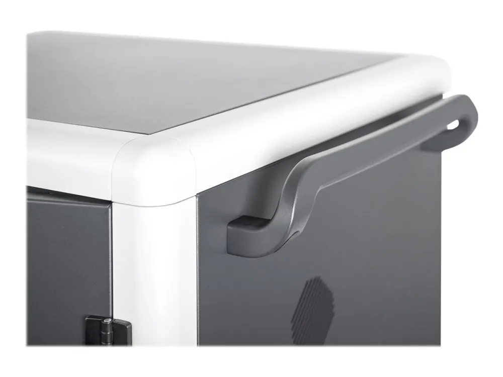 DIGITUS DN-45002 - Vogn med hjul (kun opladning) - for 30 tablets / notebooks - låsbar - stål - sort, RAL 9005 - skærmstørrelse: op til 15,6