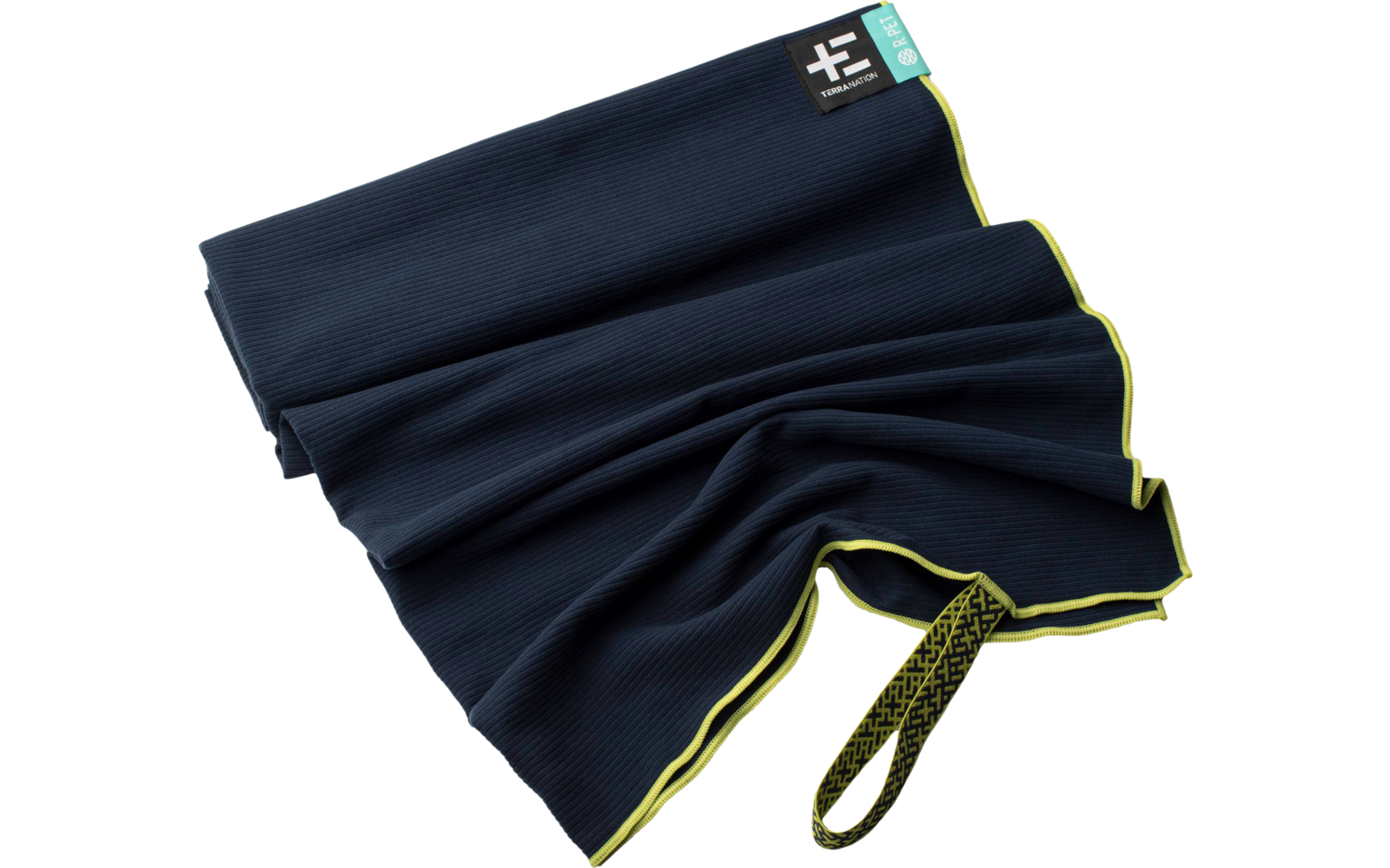 Terra Nation Strandtuch rPet Blau/Lime