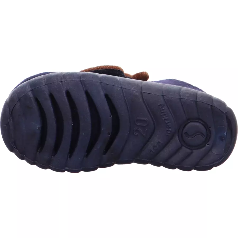 superfit Hausschuh Happy Biber blau
