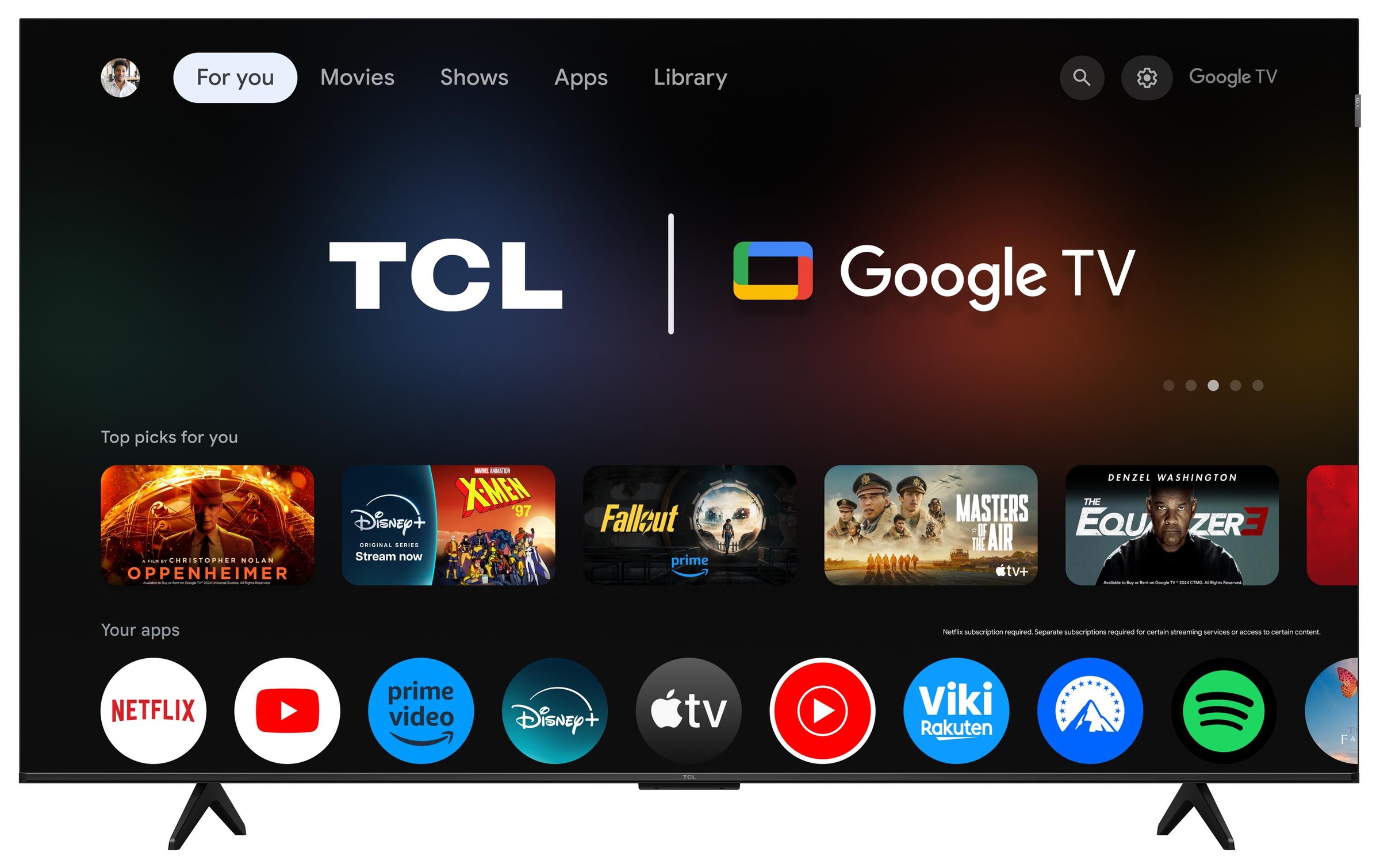 TCL QLED-Fernseher »75P7K« 191 cm/75 ″ Smart-TV