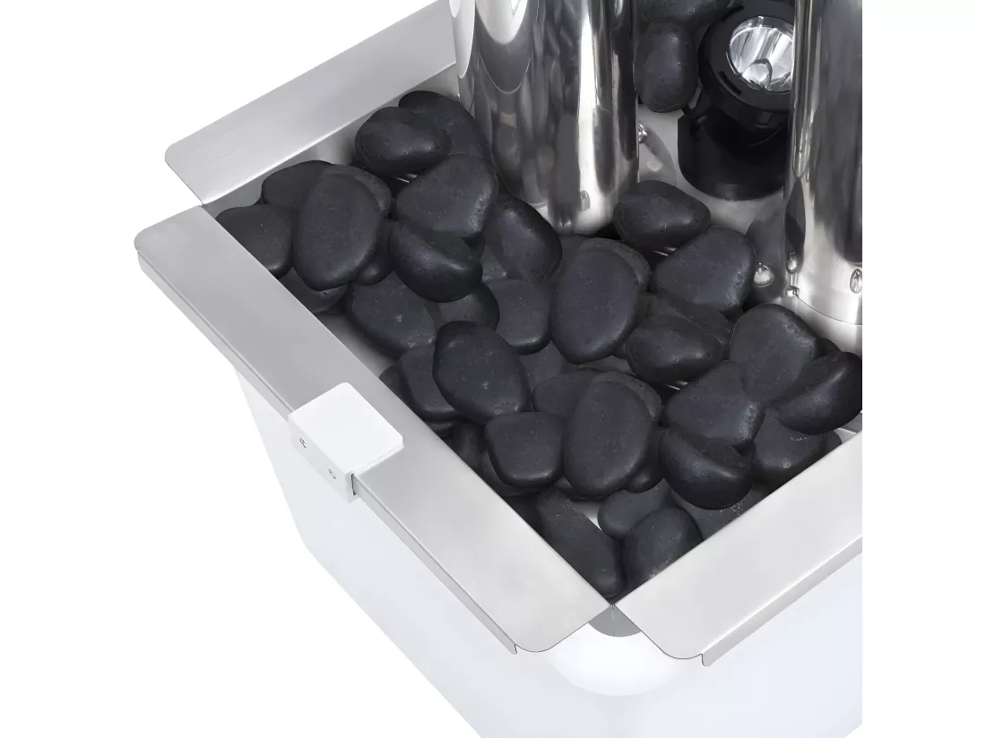 Fontaine de jardin Argenté 48x34x88 Acier inoxydable