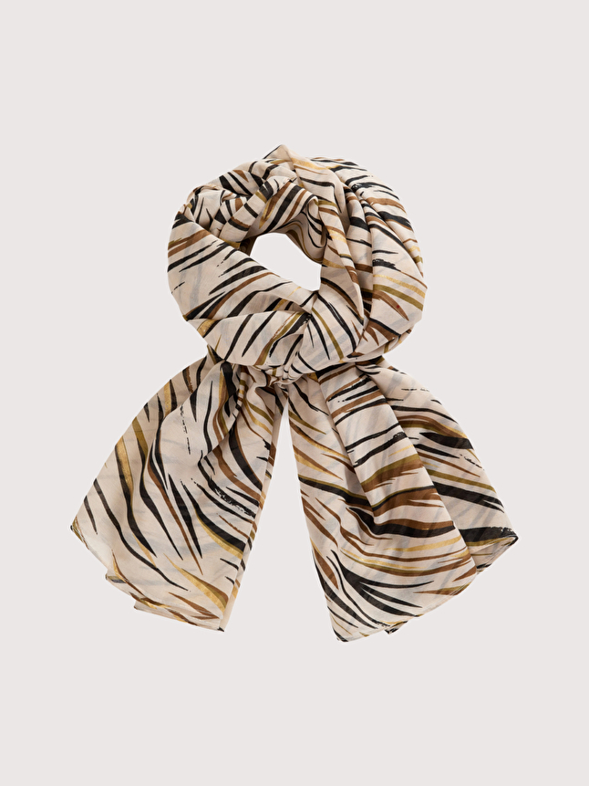 Foulard à imprimé animalier