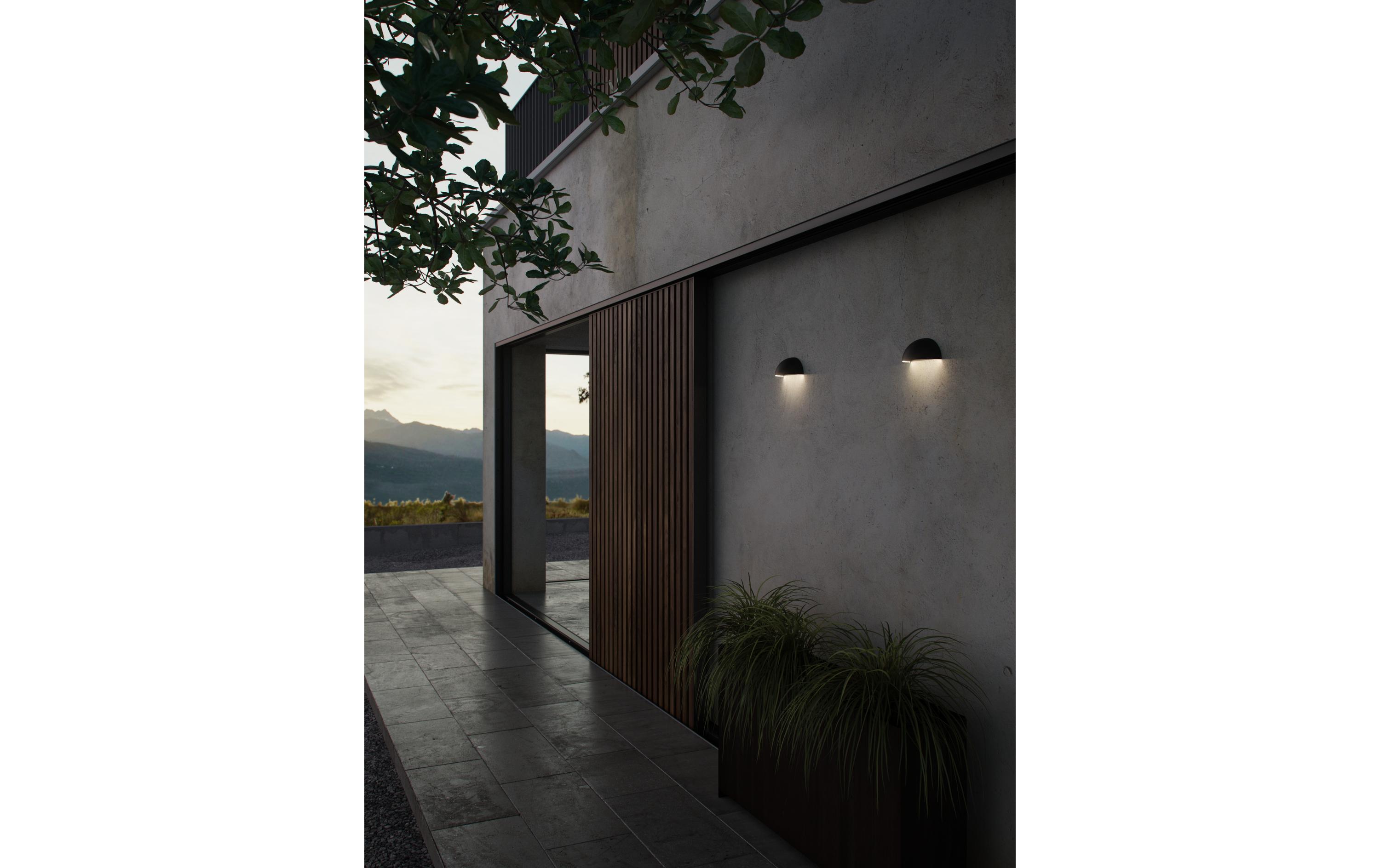 Wandleuchte Arcus, SchwarzAussenleuchte – Nordlux Smart System