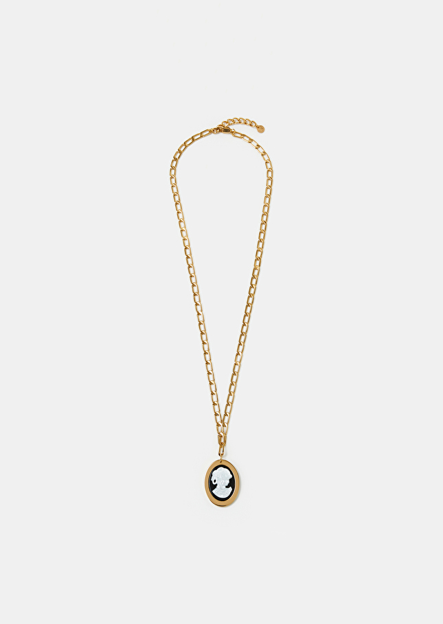 Collier Nayadoré avec pendentif camé