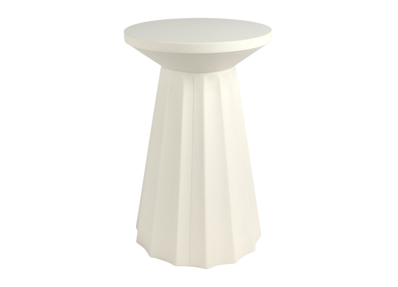 Metall-Hocker 30x46cm Beige