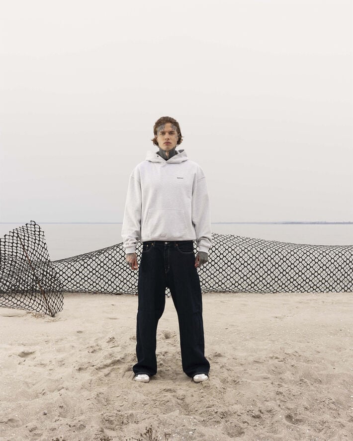 Bareen Hoodie Oversize - Logo 2. 0 Cloudy Grey Cloudy grey