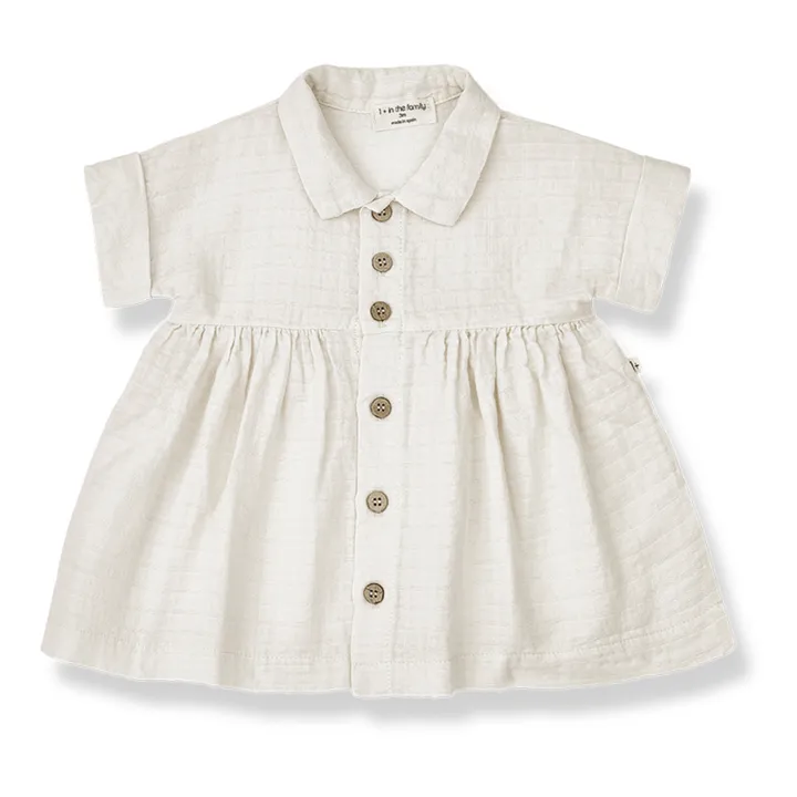 1+ in the family Robe Manches Courtes Momo | Ecru