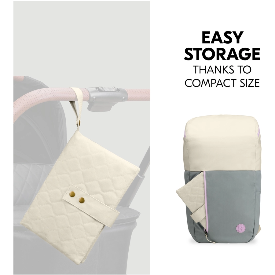 hauck Windeltasche mit Wickelunterlage Change N Walk Beige