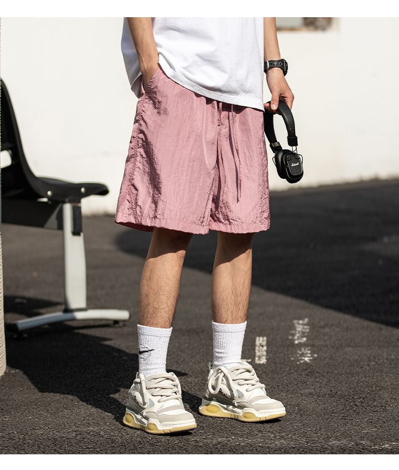 Really Point - Mid Rise Letters Geborduurde Wijde Broek