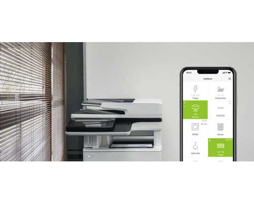 myStrom WiFi Switch Plug Adapter voor het meten en analyseren van het elektriciteitsverbruik, geschikt voor mini-PV-systemen - Compatibel met SMART HOME van hornbach