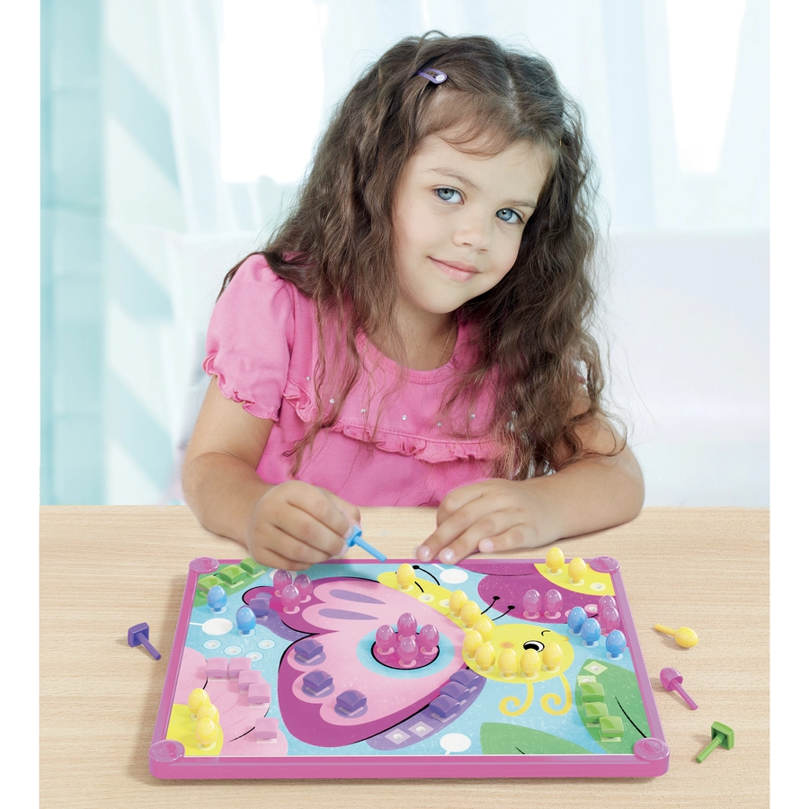 Quercetti Mosaik-Steckspiel FantaColor Natur